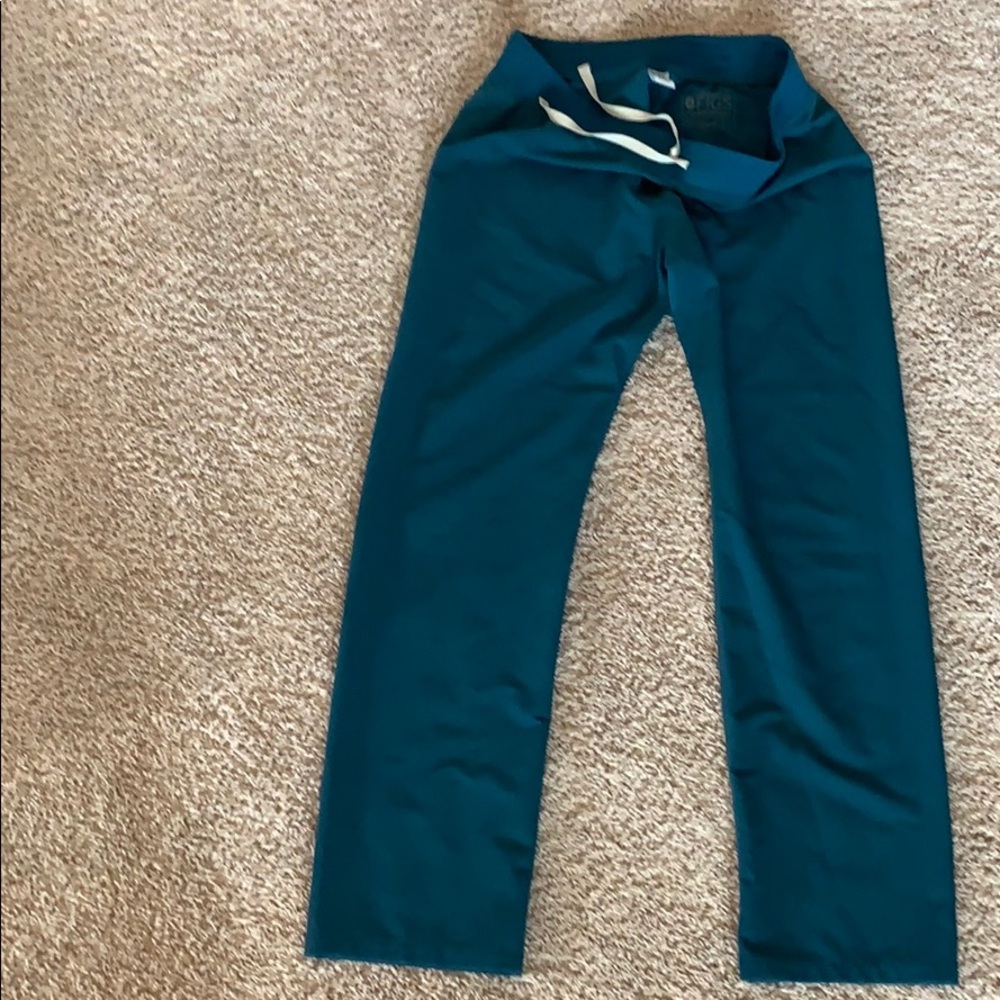 Figs Caribbean Blue scrub bottoms